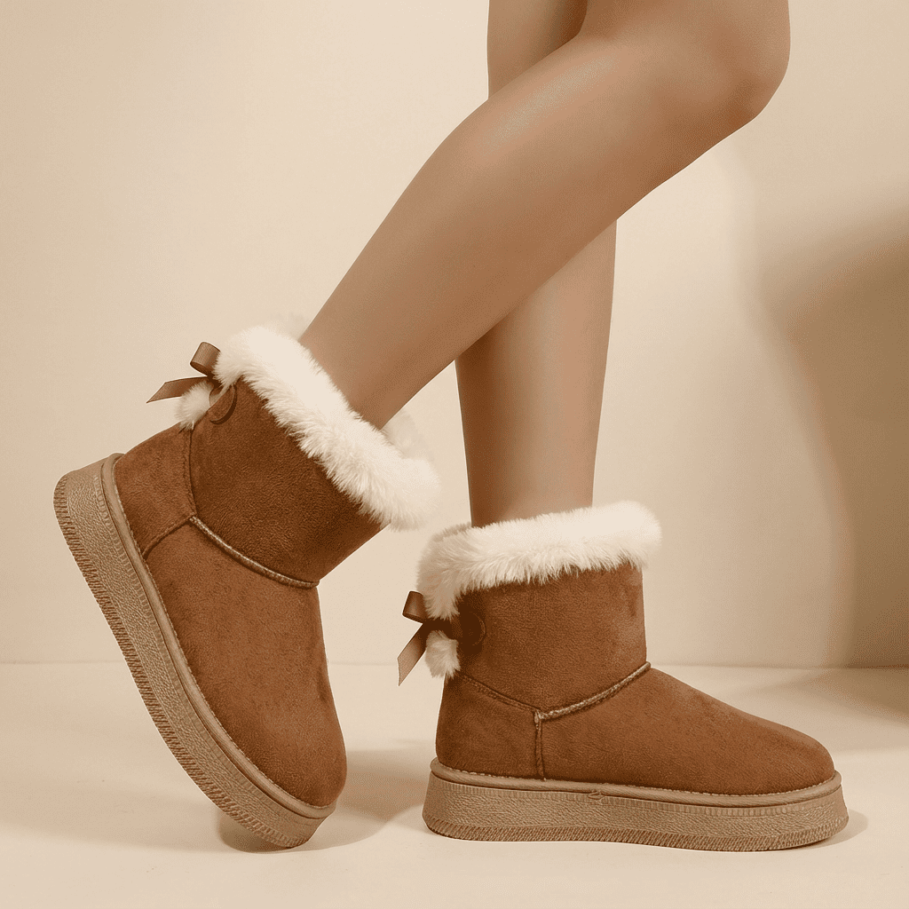 Bottines Fourrées d’Hiver Femme